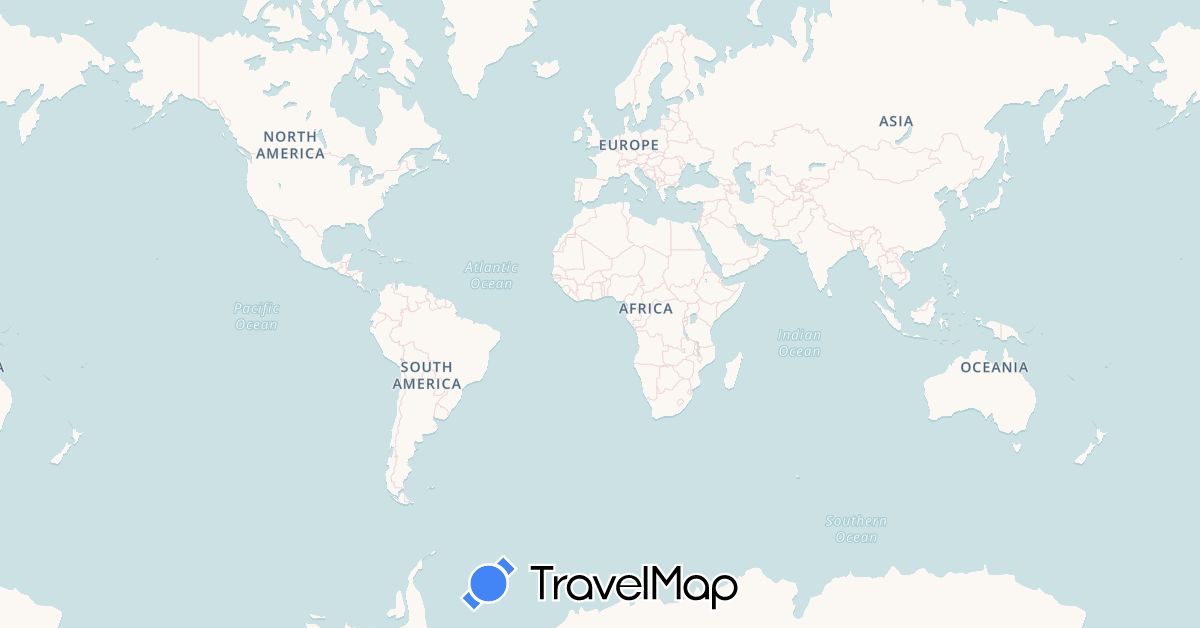 TravelMap itinerary: driving, plane, train, boat in Åland Islands, Germany, Denmark, Finland, France, United Kingdom, Sweden (Europe)